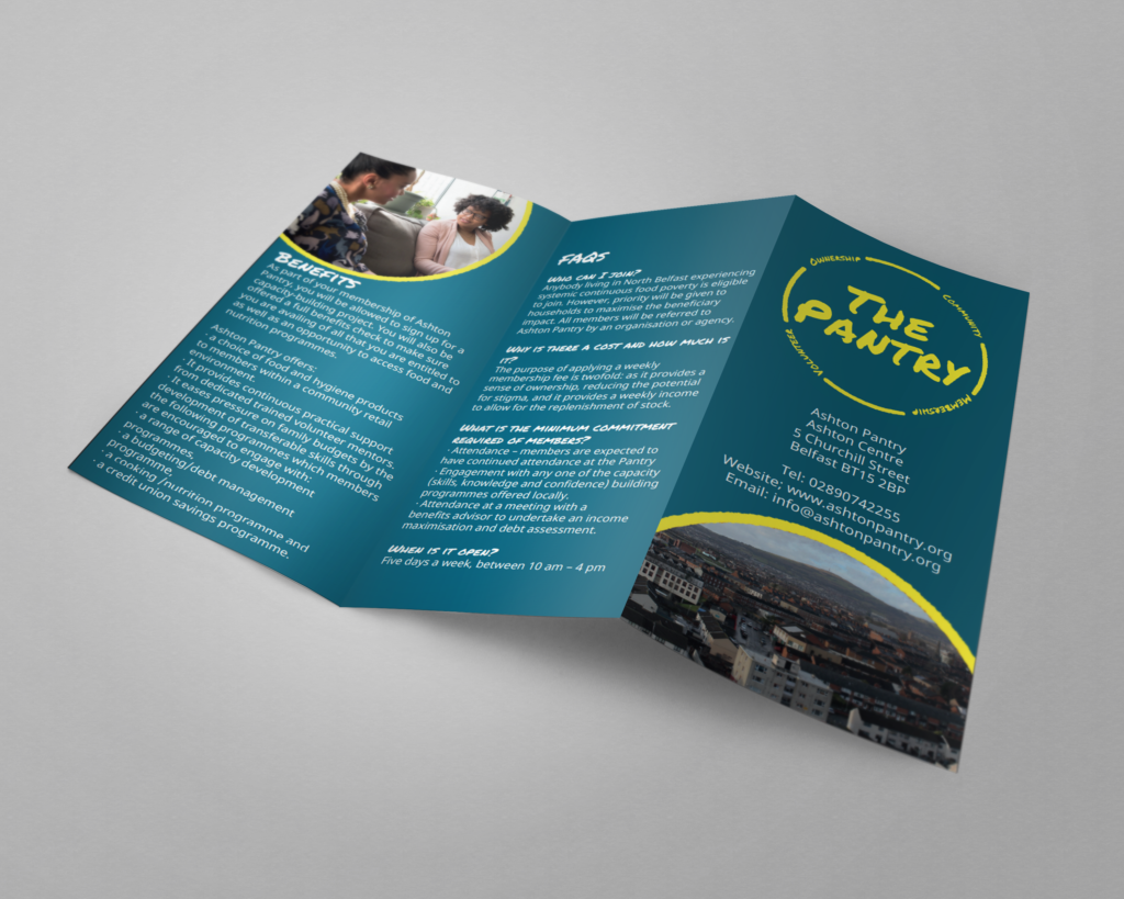 The Pantry- Leaflet front