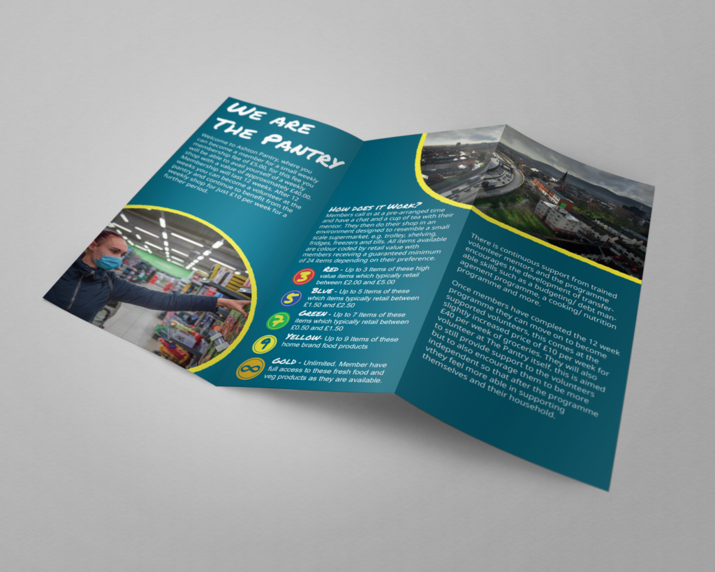 The Pantry -leaflet inside